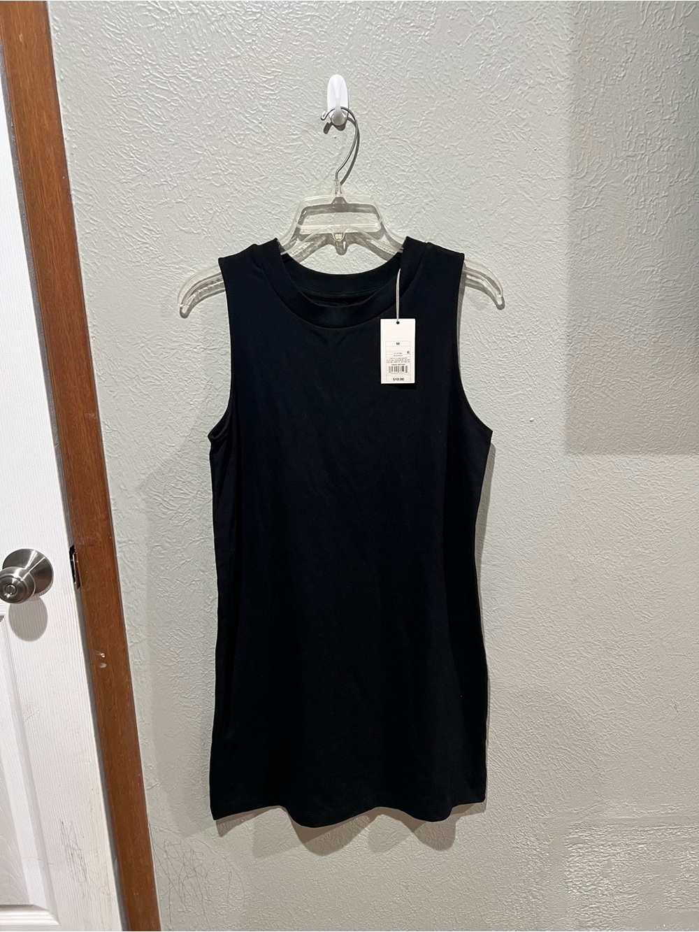 a new day Black Sleeveless Mini Dress